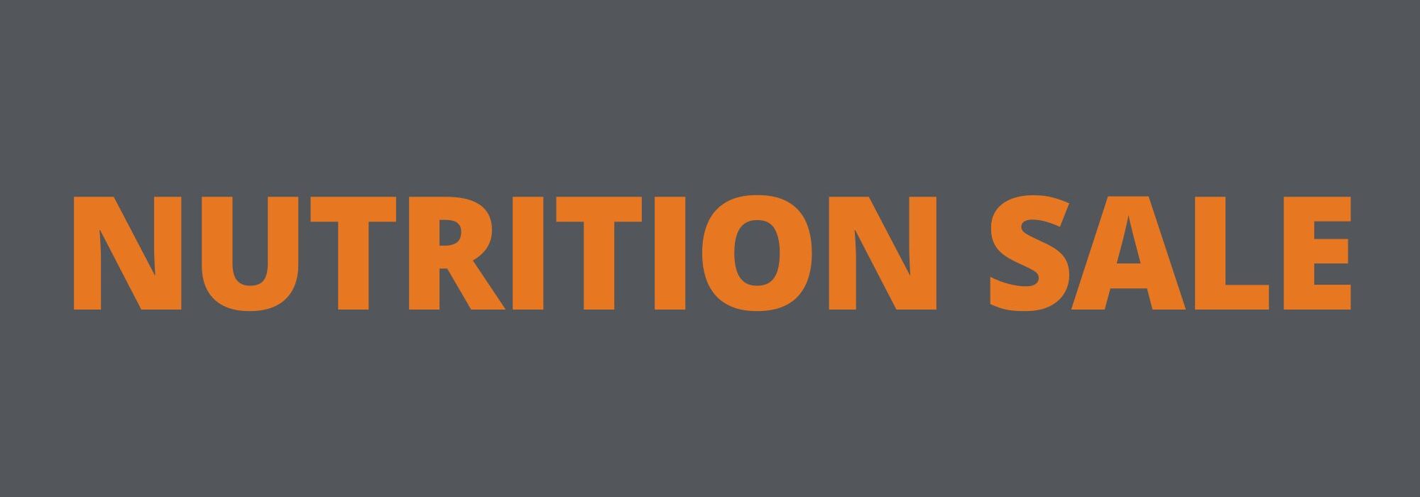 Nutrition Sale