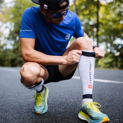 Compressport Compression Calf Sleeves R2 3.0 White/Black