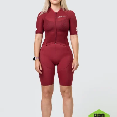 TRI-FIT Vanguard Women's Trisuit Wine Red