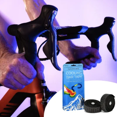 Glacier Cooling Bar Tape  Black