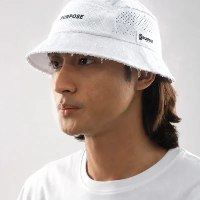 Purpose Glacier Bucket Hat with Ultra Cool Tech Arctic Frost