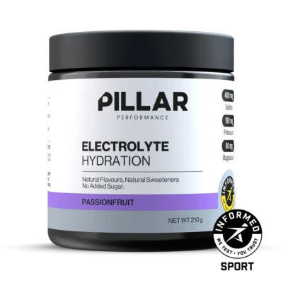 Pillar Performance Electrolyte Hydration Passion Fruit Jar