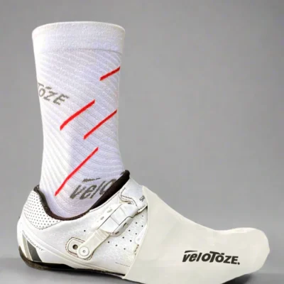 Velotoze EZ Aero Toe Covers White Unisize