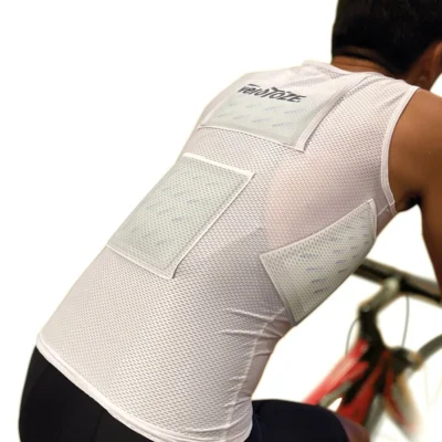 Velotoze Cooling Vest with Cooling Packs White